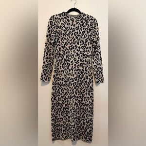 Nina Leonard Textured Knit Dress